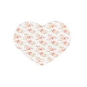 Coppia tovagliette americane a forma di cuore con rose Annette