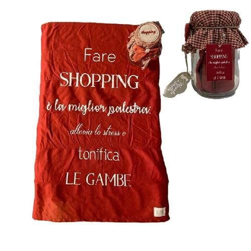 Barattolo con dedica Shopping