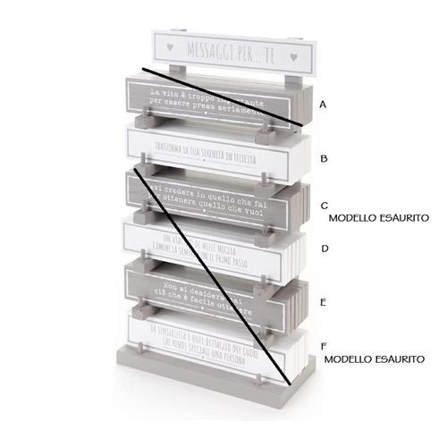 Calamita in legno con dedica Trasforma la tua serenità...