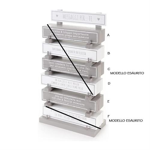 Calamita in legno con dedica  Non si desidera...