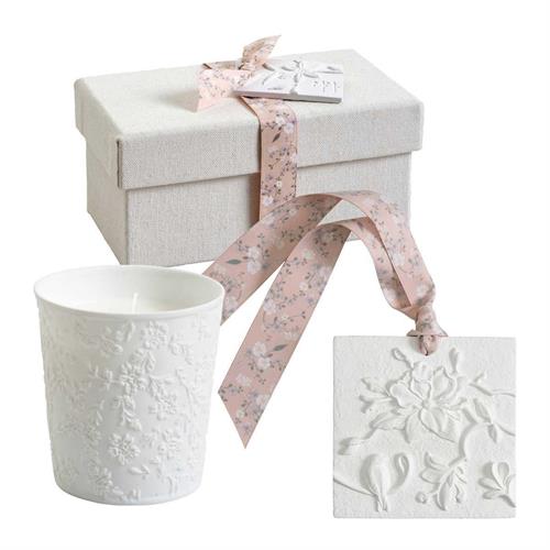 Cofanetto regalo con candela e gessetto profumati Mathilde M.