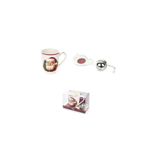 Tazza con infusore Babbo Natale