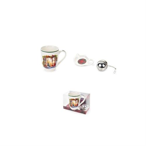 Tazza con infusore decoro finestra