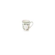 Mug in ceramica con decoro ghirlanda e scritta Merry Christmas