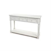 Consolle con 3 cassetti bianco