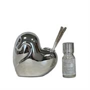 Profumatore cuore silver