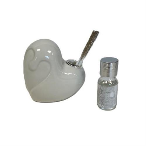 Profumatore cuore bianco