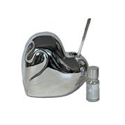 Profumatore cuore grande silver