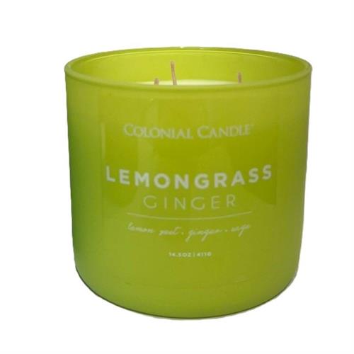 Colonial Candle Pop of Color Lemongrass Ginger