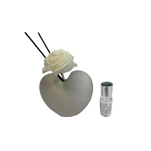 Profumatore cuore medio con rosa