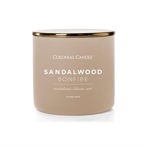 Colonial Candle Pop of Color Sandalwood Bonfire