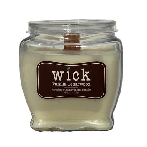 Candela Wick Vanilla Cedarwood