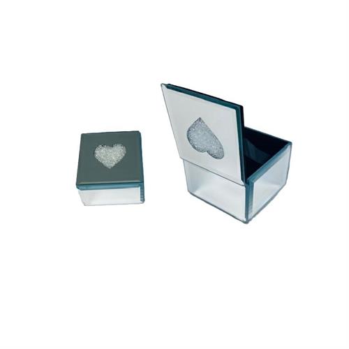 Cofanetto in legno e specchio