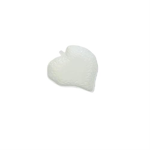 Ciotolina foglia cuore porcellana media