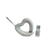 Profumatore cuore con cuore silver