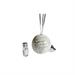 Diffusore mondo grande con cuore silver