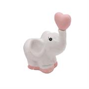Elefantino piccolo con cuore rosa