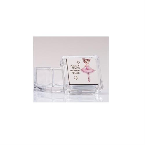Scatolina vetro Ballerina
