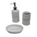 Set bagno 3 pezzi in ceramica