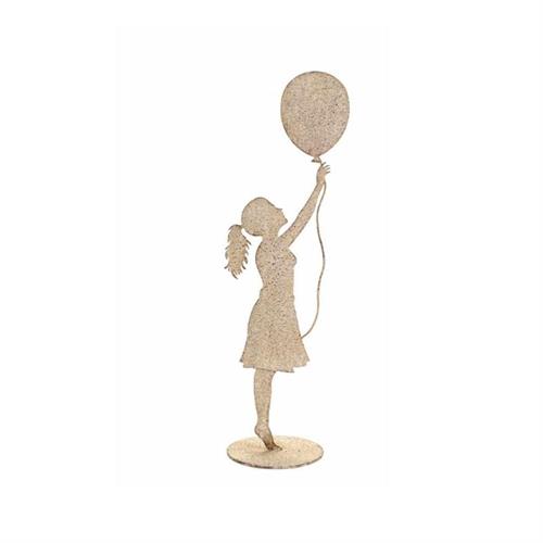Silhouette con palloncino