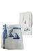 Set asciugamano viso e ospite Barchette bianco